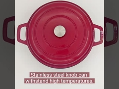 エナメルの鋳鉄のシーフードの鍋