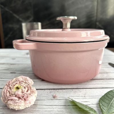 油漆された鋳鉄のスキーレット 2 in 1 ダブル オランダオーブンの炊飯器セット