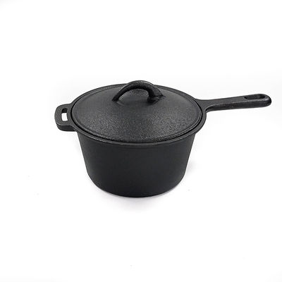 OEMは前にキャンプのために置かれた鋳鉄の調理器具に味をつけた