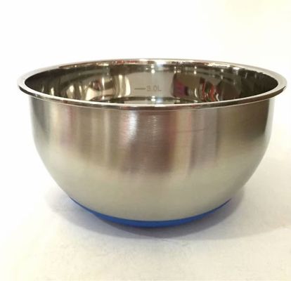 軽量のステンレス鋼の調理器具は0.4L-4Lステンレス鋼のサラダ ボールを置く