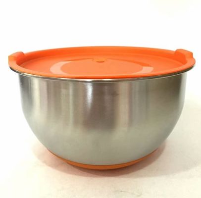磨かれたステンレス鋼の調理器具は錆の抵抗力があるサラダ ボールのステンレス鋼を置く