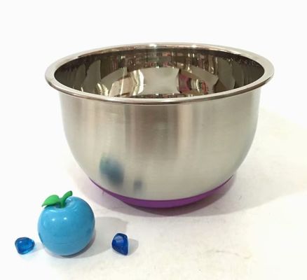磨かれたステンレス鋼の調理器具は錆の抵抗力があるサラダ ボールのステンレス鋼を置く