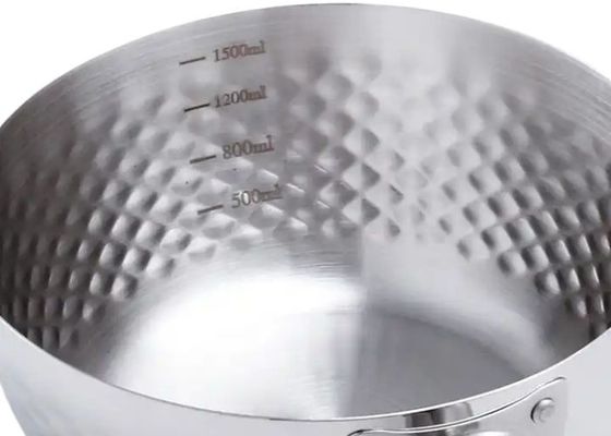 20/22cmのステンレス鋼の調理器具はガラスふたが付いている304ステンレス鋼の鍋を置く