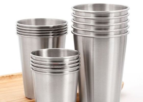 クアトムシルバー 304ステンレスステールカップセット 食器洗浄機 安全 傷付かない