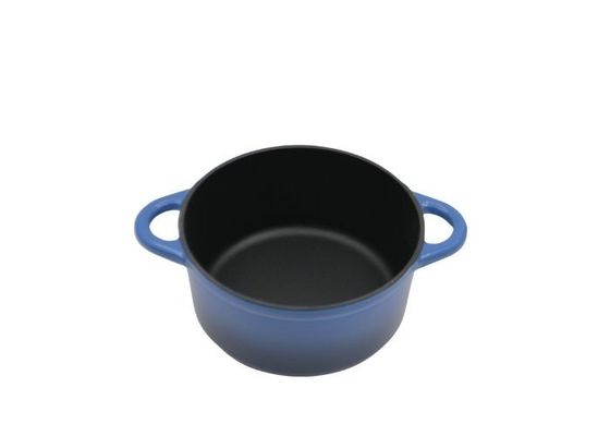 すべてのストーブ3.8/5/5.3kgのためのふたが付いている青いエナメルのカセロールの皿