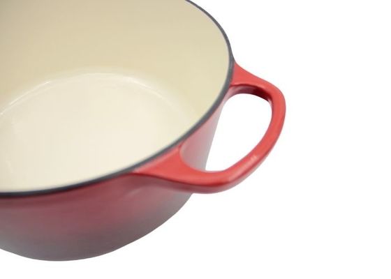 エナメルを塗られた信頼できる鋳鉄のカセロールは鋳鉄スープ鍋29/31cmを