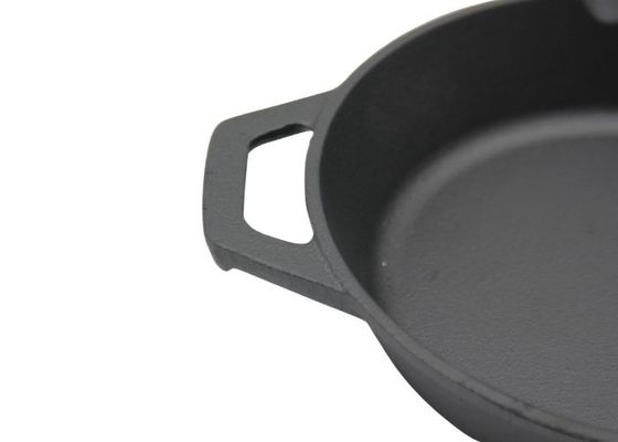 12インチは家族の食事のための鋳鉄の深いフライ鍋の大きい小鍋を