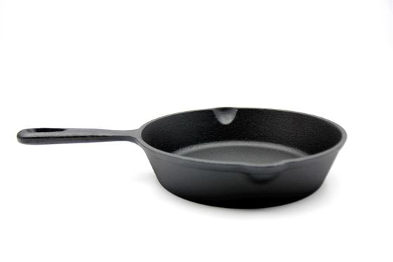 前に逆鉤、Sautéのために味をつけられる6/8/10インチの鋳鉄の小鍋はすべてのストーブを焼く