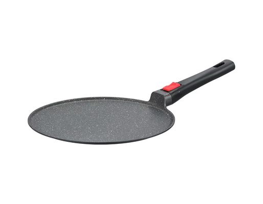 ガラスふたの黒の大きく深い皿Aluminumpot 28cm