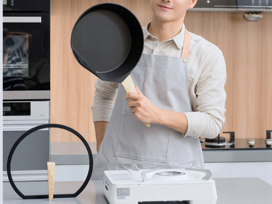 傷の抵抗力があるフライ パン9.5Inchは銅の終わりと非付く