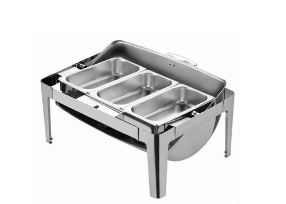 64*50*31cmのステンレス鋼のビュッフェ アルコール ストーブのホテルのレストランの食糧暖房の容器