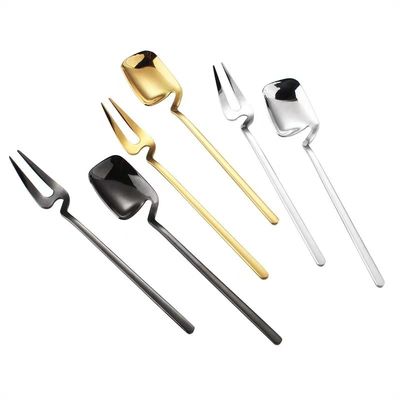 304ステンレス鋼のナイフのフォークおよびスプーン セットISO9001の質の食事用器具類
