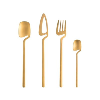 304ステンレス鋼のナイフのフォークおよびスプーン セットISO9001の質の食事用器具類
