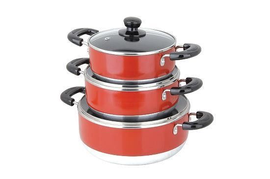 5 PC ノンスティック アルミ フライパン キックウェアセット