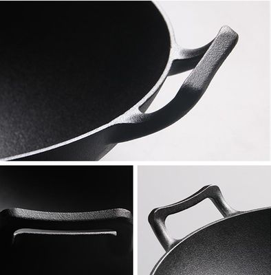 ヴィンテージ 32/36cm 鋳鉄 ウォーク 双耳