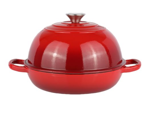 クックネックス 6QT 油漆された鋳鉄 オランダオーブン 10インチ 酸味パンの焼肉,ストーブ,スロー調理に最適