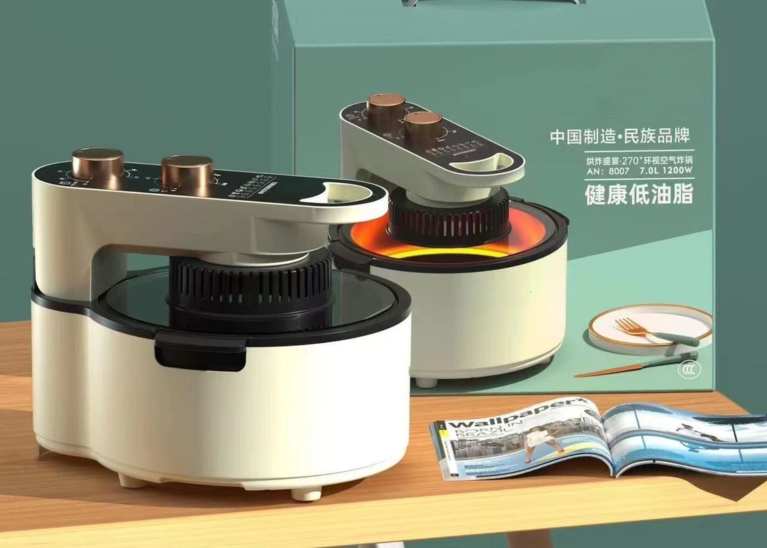 新しい家庭電化製品はフライ鍋のオーブンの調節可能な温度およびタイマーが付いている多機能の電気炊事道具を乾燥する